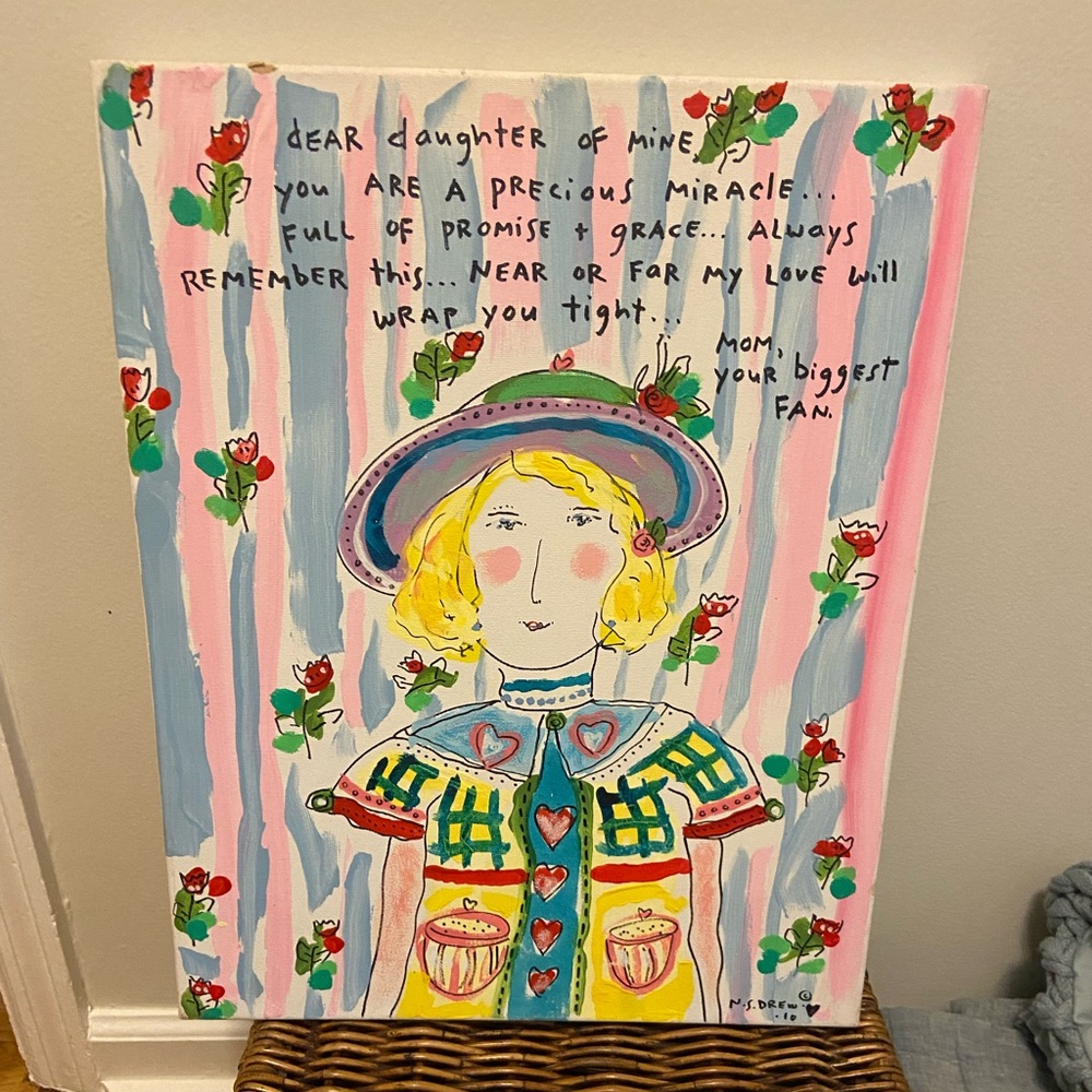 NS Drew Original Painting “ Dear Daighter…”